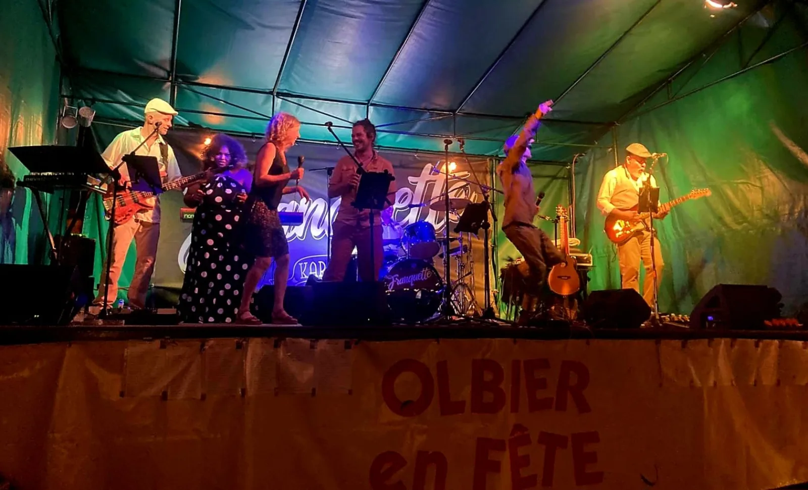 Franquette à Olbier en fête